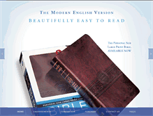 Tablet Screenshot of modernenglishversion.com